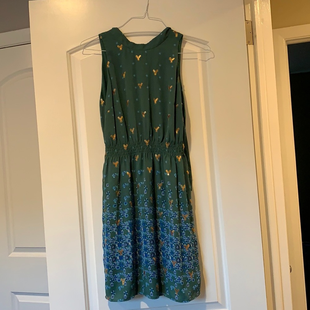 Sachin & Babi Green Sequin Dress